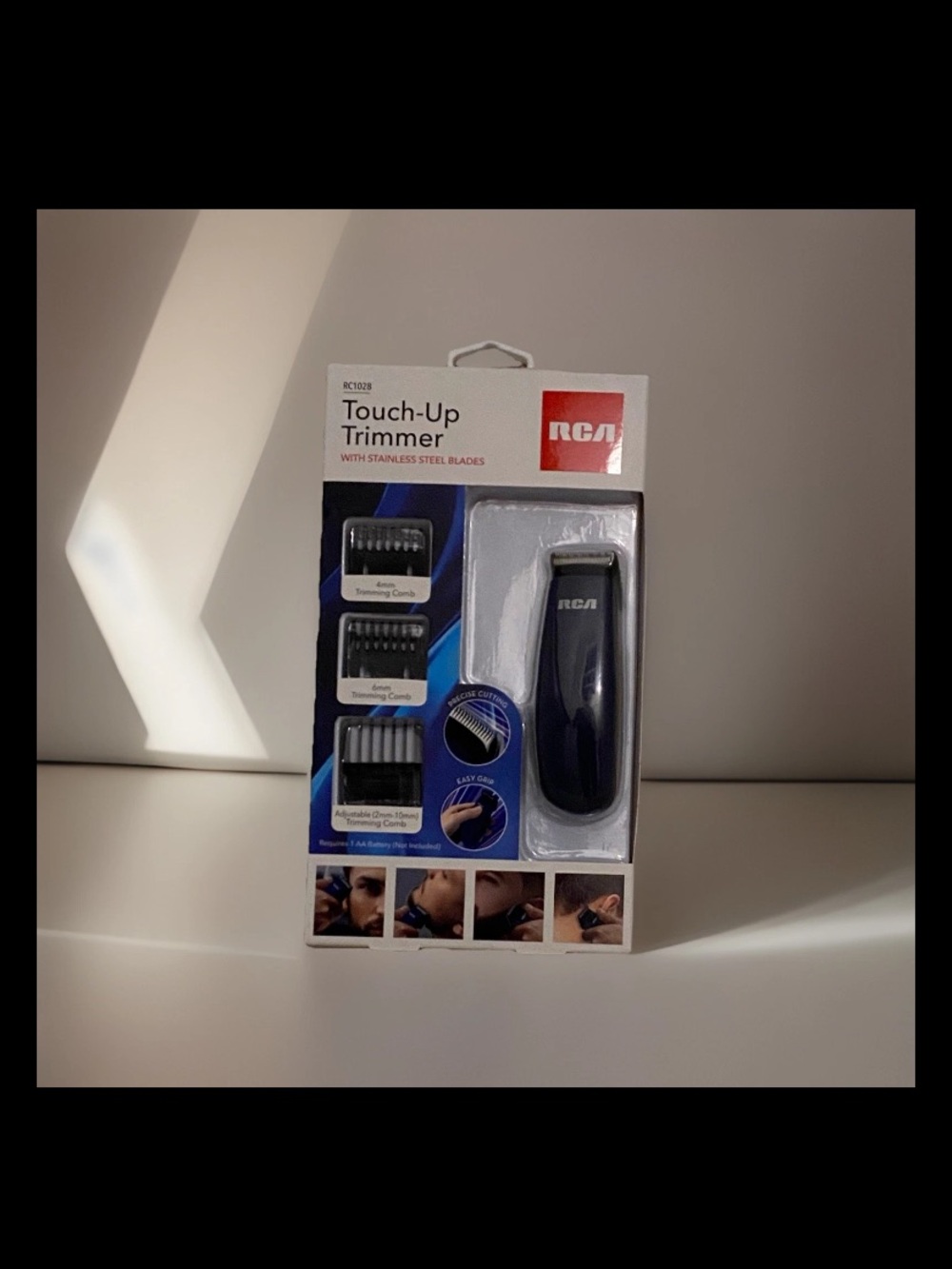 RCA • Pro Grooming System • Touch Up Trimmer  With Stainless Steel Blades• New